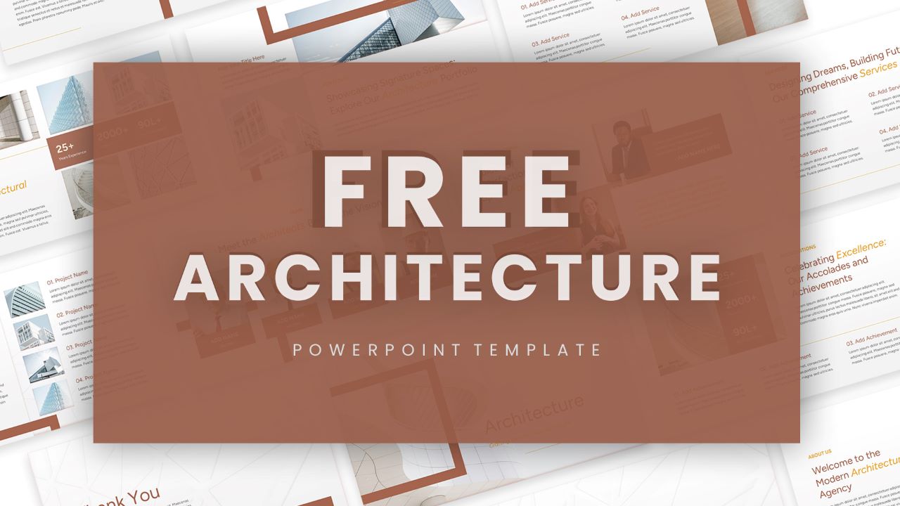 Free Architecture PowerPoint Template featured image