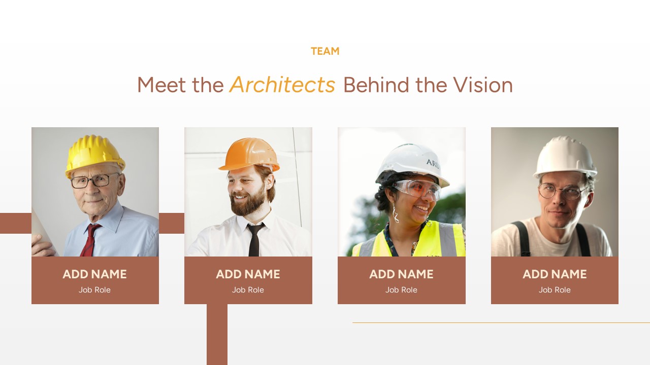 Free Architecture PowerPoint Template team