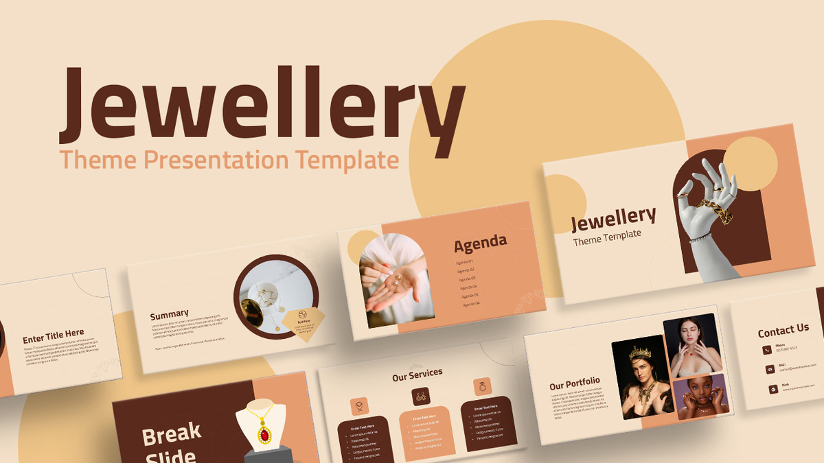 Jewellery PowerPoint Theme featured image