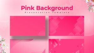 Pink Background PowerPoint Template