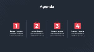 Portfolio PowerPoint Theme agenda