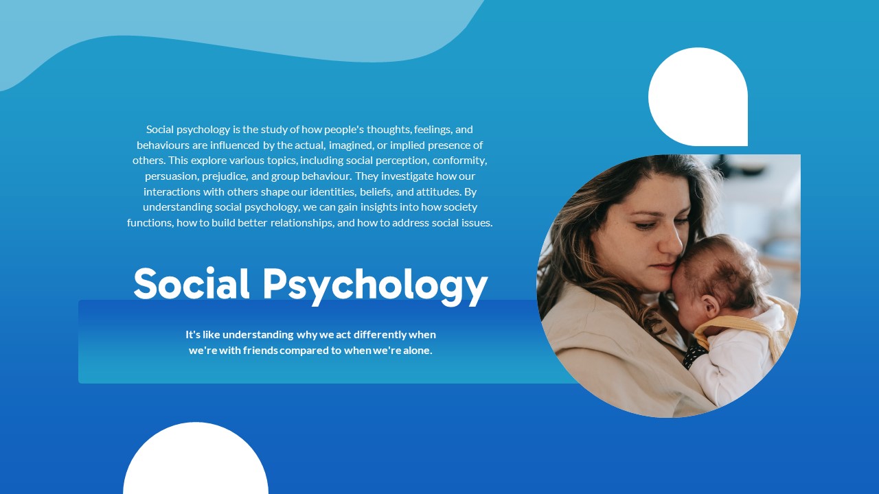 Psychology PowerPoint Template Free social