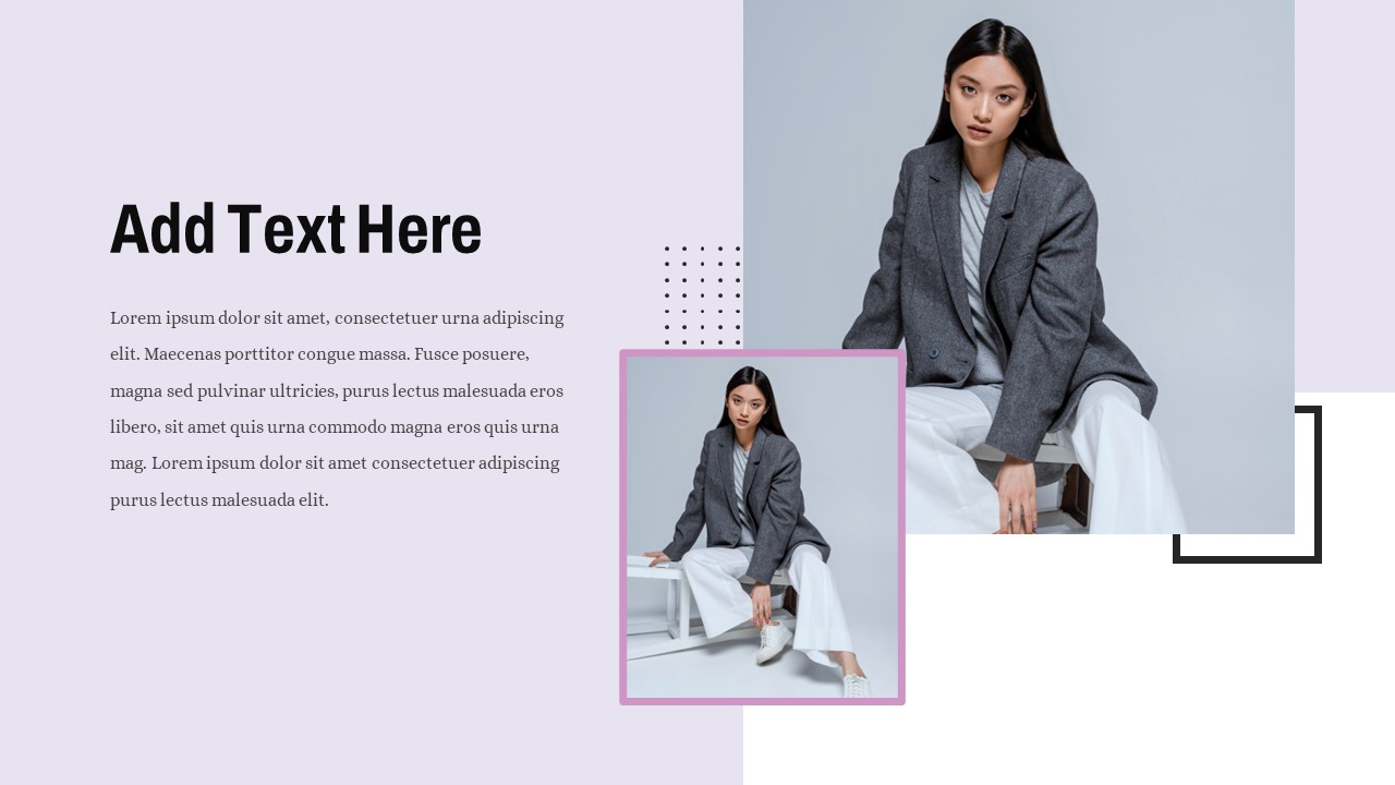 Apparel Fashion PowerPoint Theme text