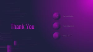 Artificial Intelligence PowerPoint Presentation Theme thank you slide