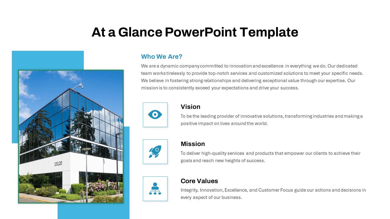 At a Glance PowerPoint Template featured image