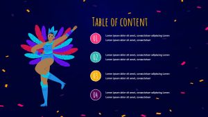 Free Google Slides Carnival Presentation Templates Table Of Content Slide For PowerPoint Also