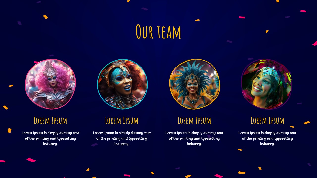 Free Team Introduction Slide Carnival Templates For Google Slide And PPT