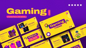 Gaming PowerPoint Theme Cover Image