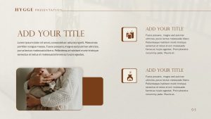 Hygge PowerPoint Template add your titles