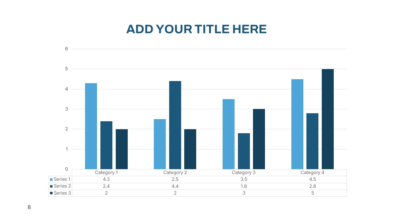 Clean Corporate Deck PowerPoint Template text slides