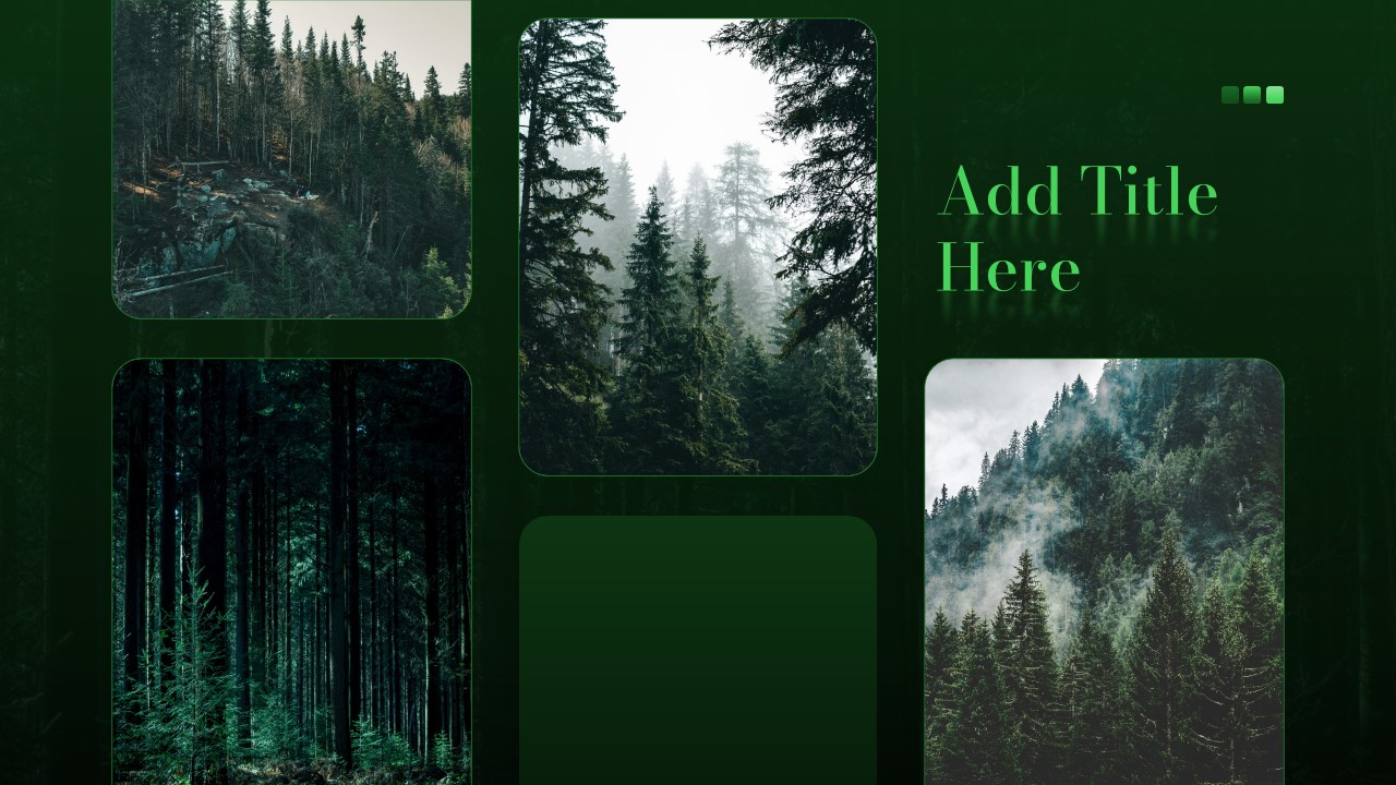 Free Forest Presentation Template Slide