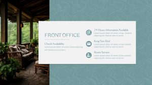 Free Hotel PowerPoint Template office slide