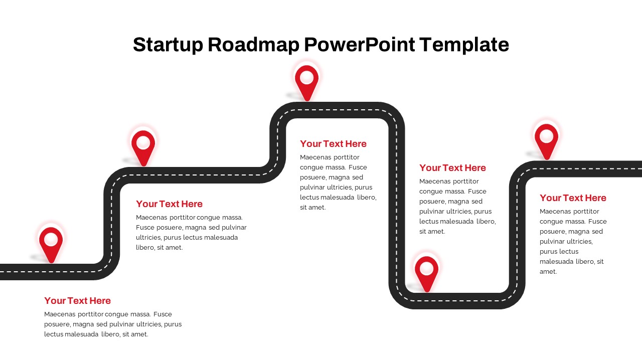 Startup Roadmap PowerPoint Template