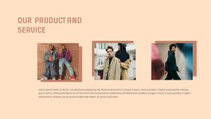 Clothing Line PowerPoint Template Services Slides