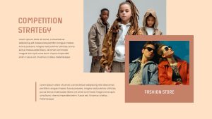 Clothing Line PowerPoint Template Strategy Slide