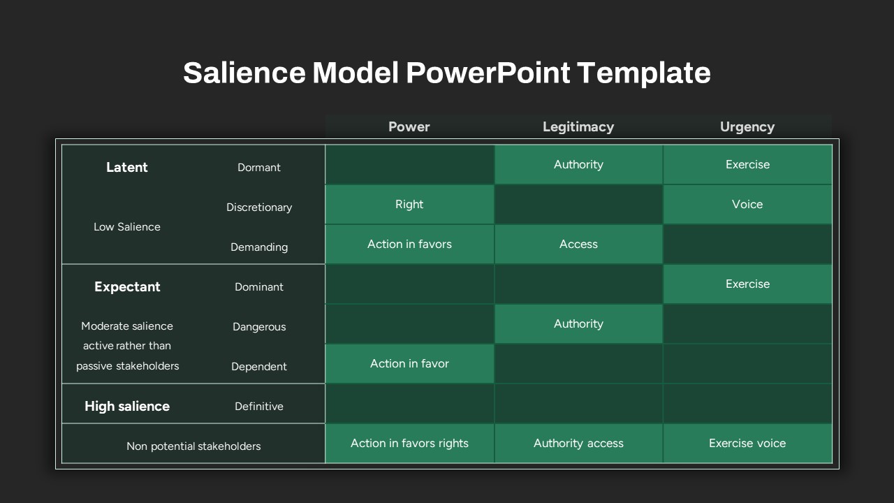 Salience Model Presentation Slide