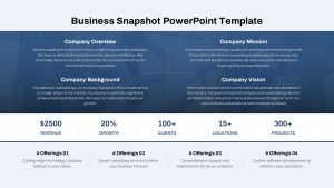 Business Snapshot PowerPoint Template featured image