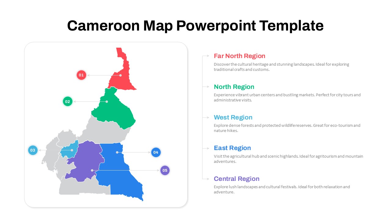 Cameroon Map PowerPoint Template featured image