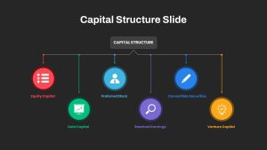 Capital Structure PowerPoint Presentation Slide Black