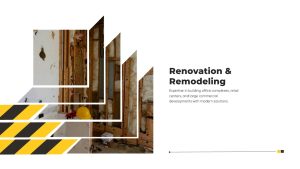 Construction Company Profile PowerPoint Template renovation