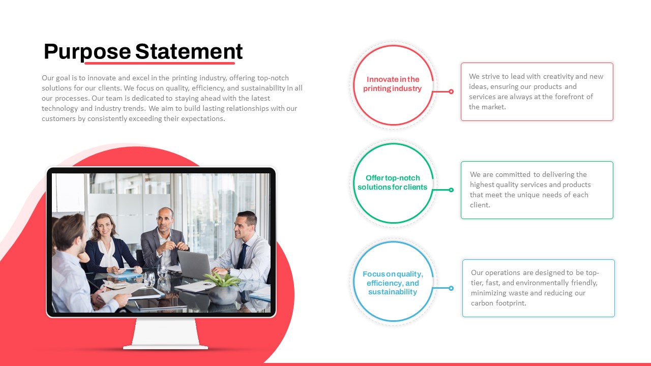 Purpose Statement PowerPoint Template featured image