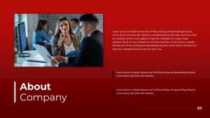 Risk Management Consulting PowerPoint Template About Company Slide