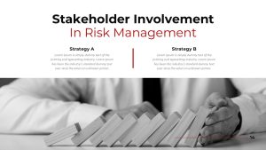 Risk Management Consulting PowerPoint Template Stakeholder Involvement Slide