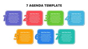 7 Agenda PowerPoint Slide