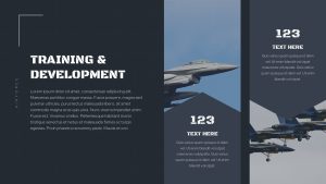 Air Force PowerPoint Presentation Template development