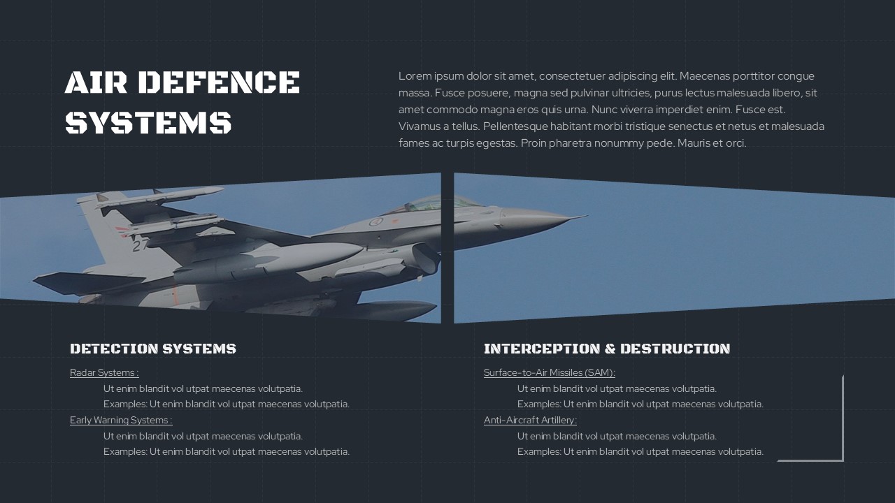 Air Force PowerPoint Presentation Template systems