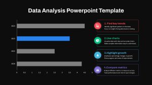 Free Data Analysis Presentation Slide Black