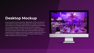 Free Event Management Presentation Template mockups