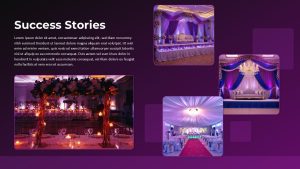 Free Event Management Presentation Template stories