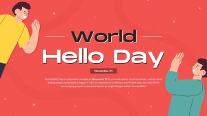 World Hello Day PowerPoint Template